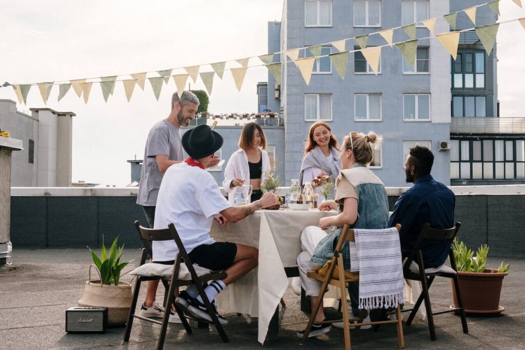 vegan und lecker essen mit freunden und familie